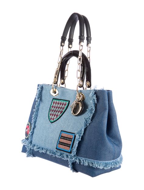 christian dior denim bag.